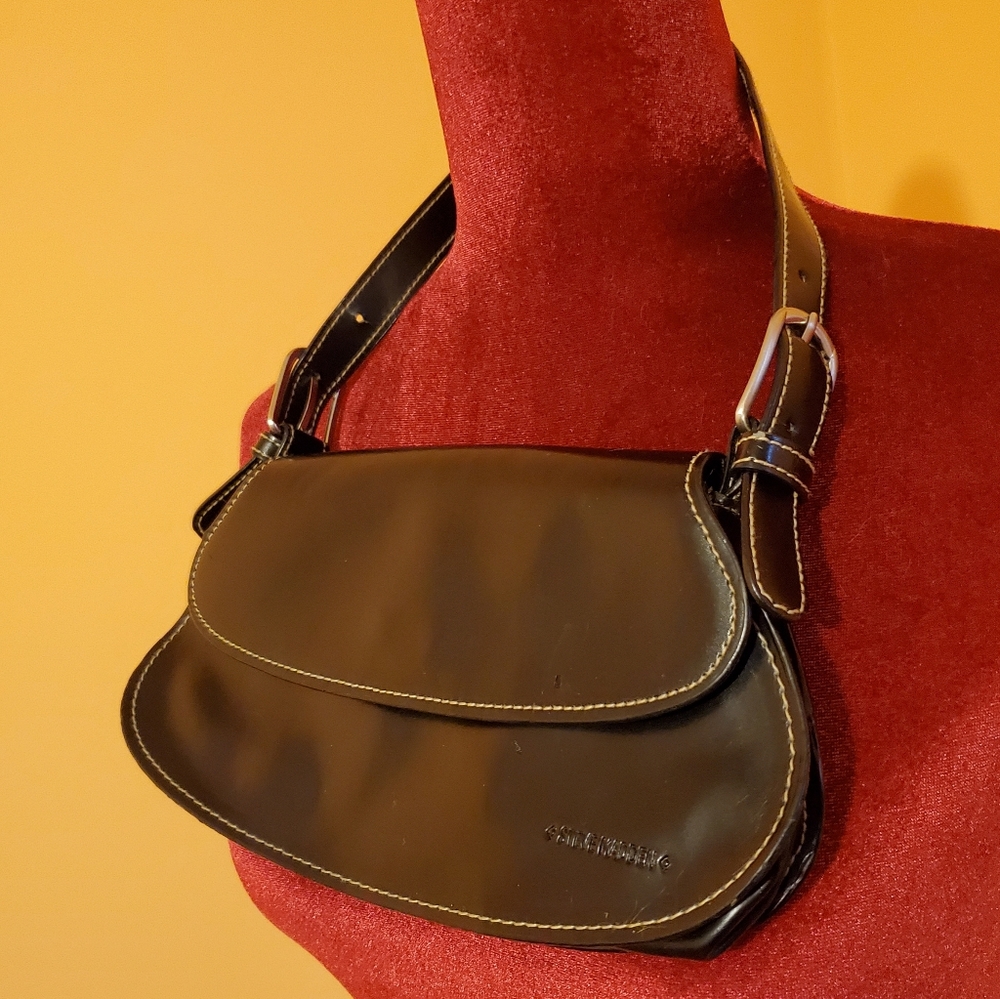 Steve Madden Small Black Leather Purse